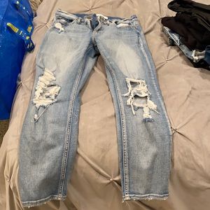 Pistols high waisted ripped jeans